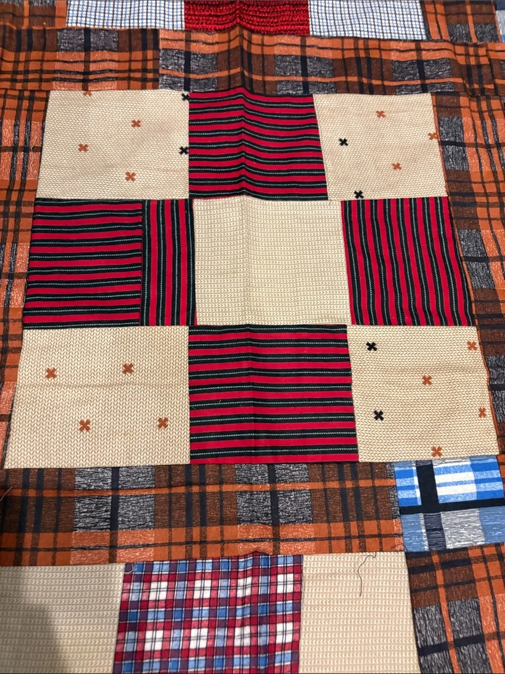 70x75 Handmade Quilt Topper